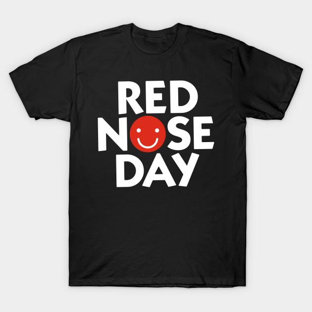 Red Nose Day Smiley Red Nose Day TShirt TeePublic